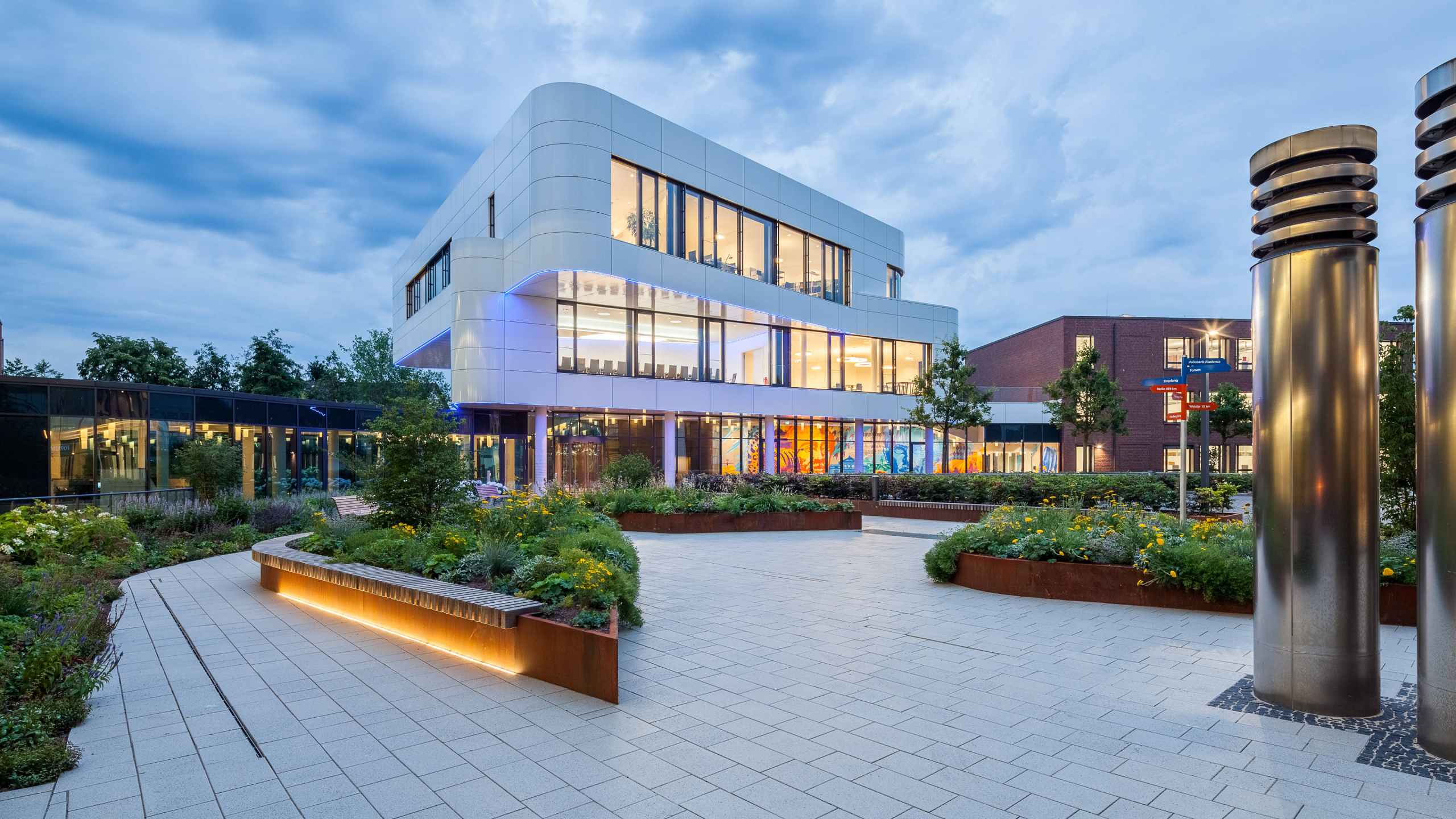 Das neue Servicezentrum der Volksbank Mittelhessen in Gießen