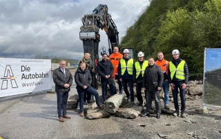 Spatenstich Ersatzneubau Talbrücke Sechshelden