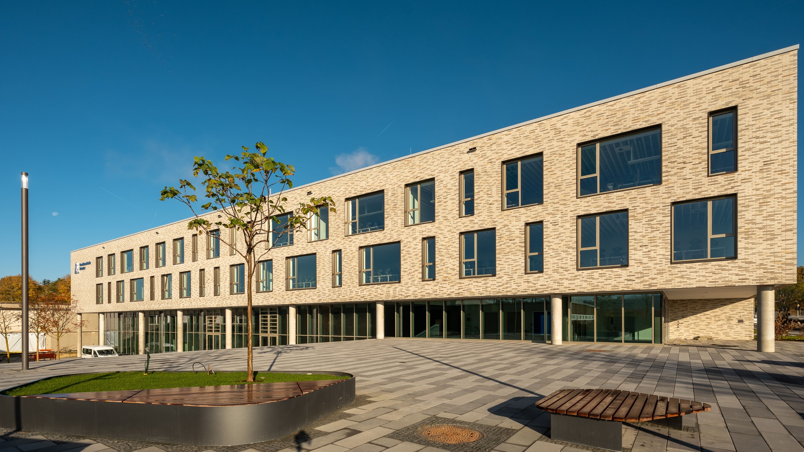 Außenansicht des Neubaues der Goetheschule Wetzlar