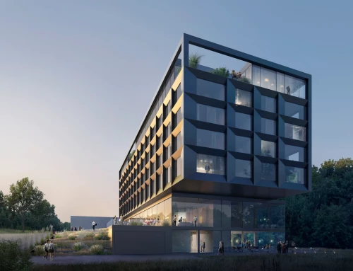 Büro- und Hotelgebäude mit Innovation-Hub